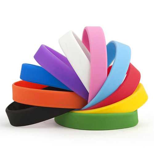 80PC Silicone Wristbands - 10 Color Assortment For Events & Sports
